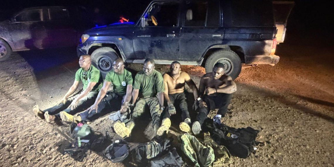 Guns, excavators seized as NAIMOS raids galamsey sites in Ashanti Region