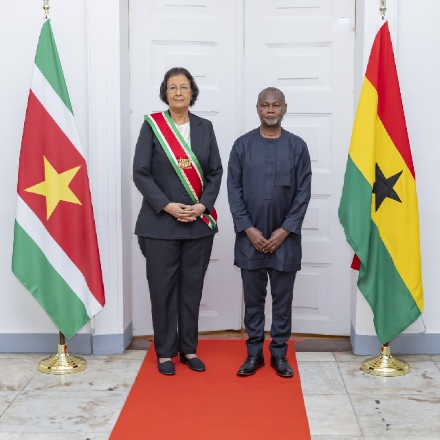 Ghana–Suriname ties deepen as Nii Amasah Namoale presents credentials