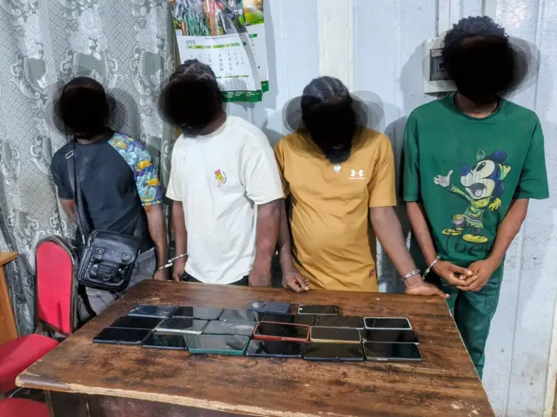 Kasoa: Police arrest four, recover 21 suspected stolen phones during Easter festivities