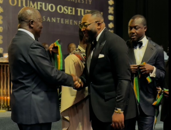 Asantehene honours Prophet Uche with gold coin at 27th anniversary gala