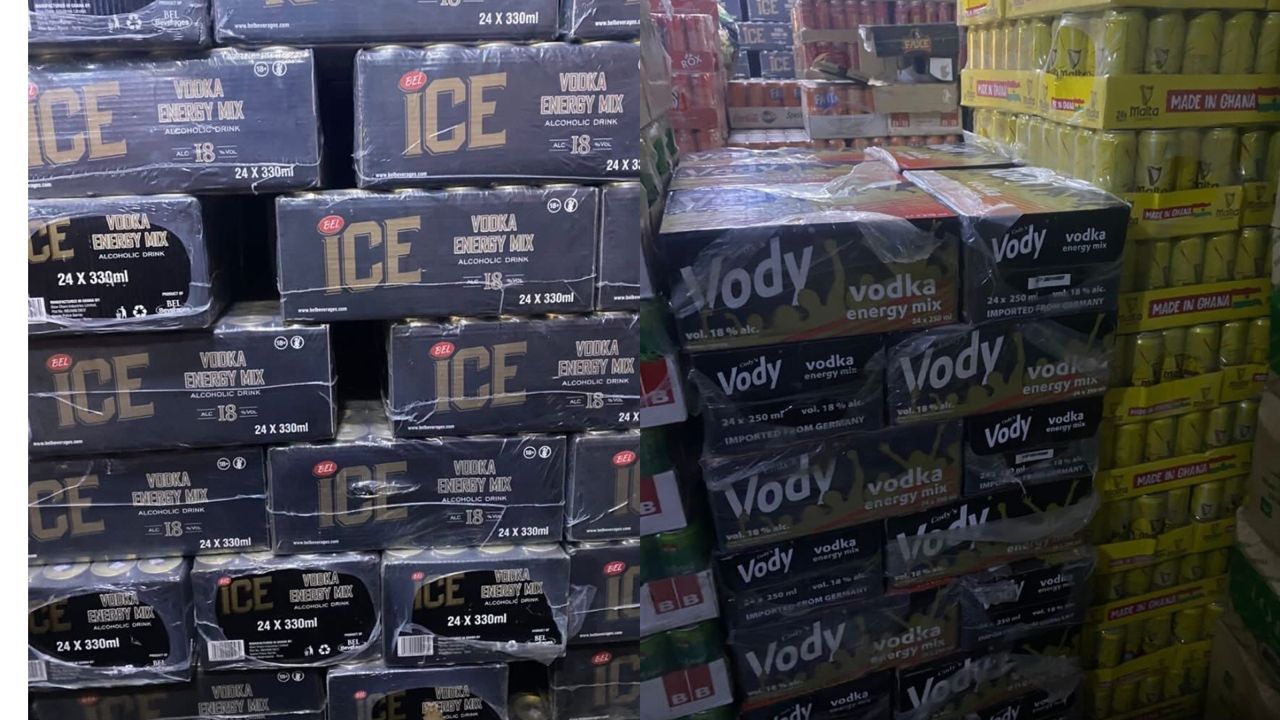 FDA seizes 140 boxes of alcoholic energy drinks in Upper East Region