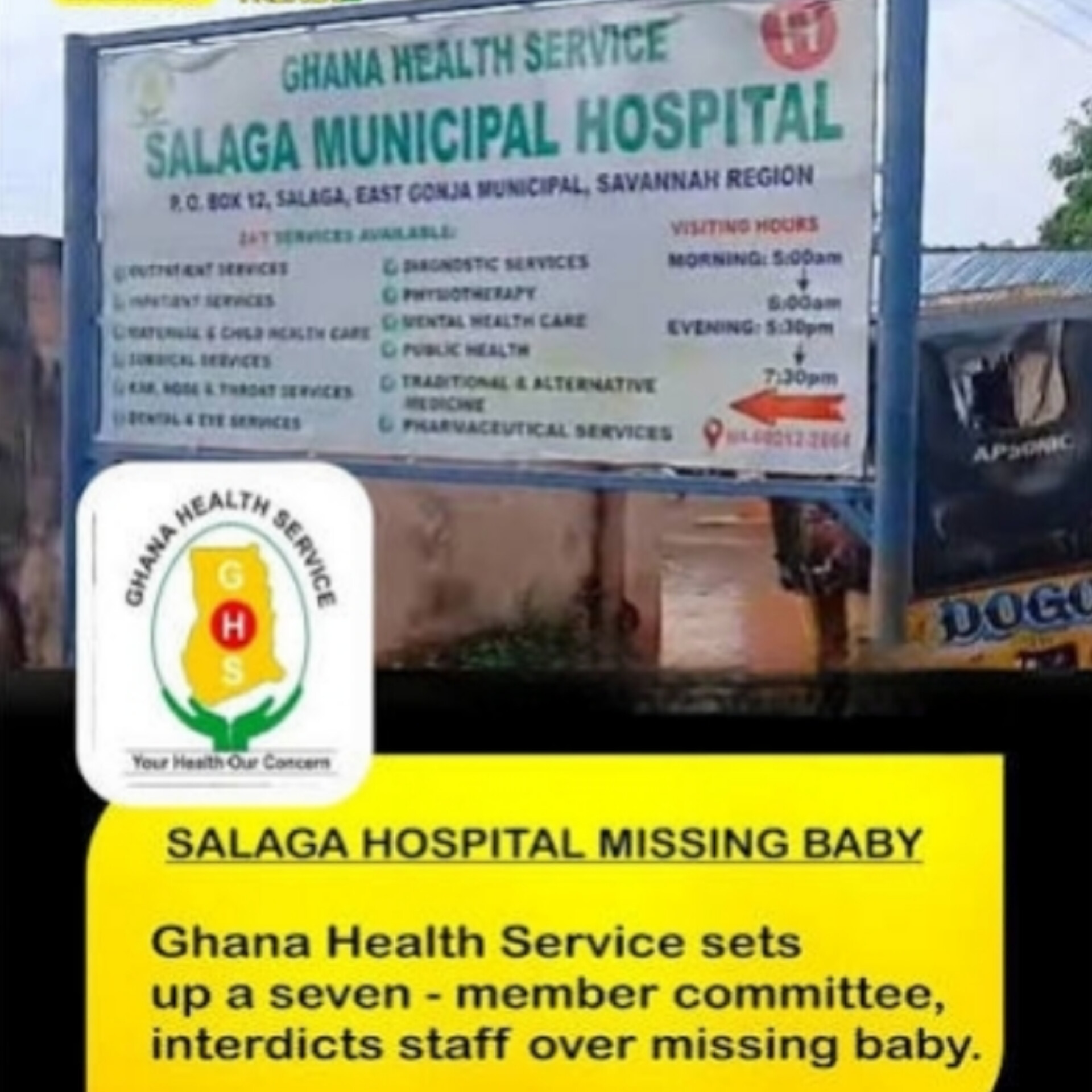 Savannah Regional Health Directorate updates public on search and investigations into missing newborn