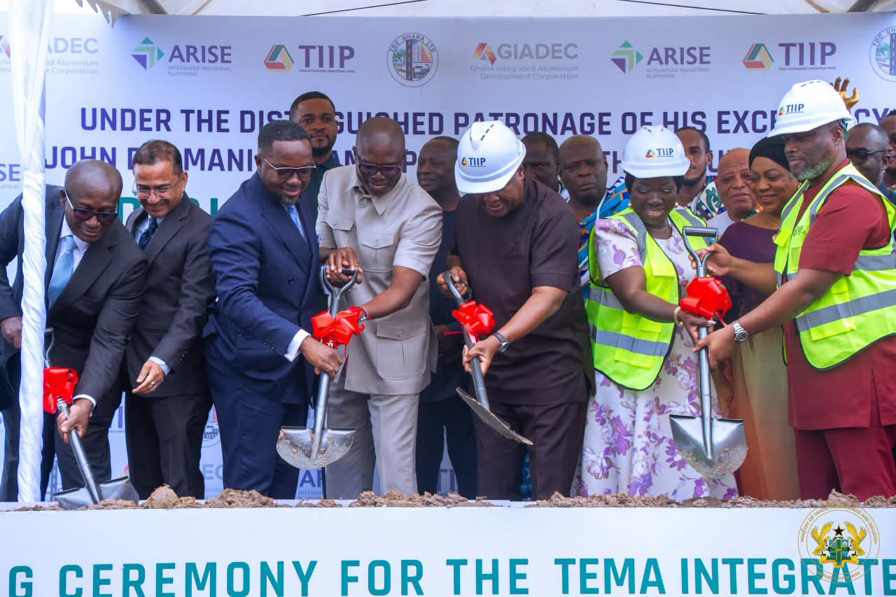 President Mahama cuts sod for Tema Integrated Industrial Park to fast-track Ghana’s industrialisation