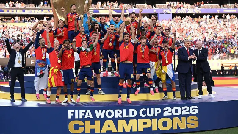 Spain beat Argentina in extra time to win 2026 FIFA World Cup