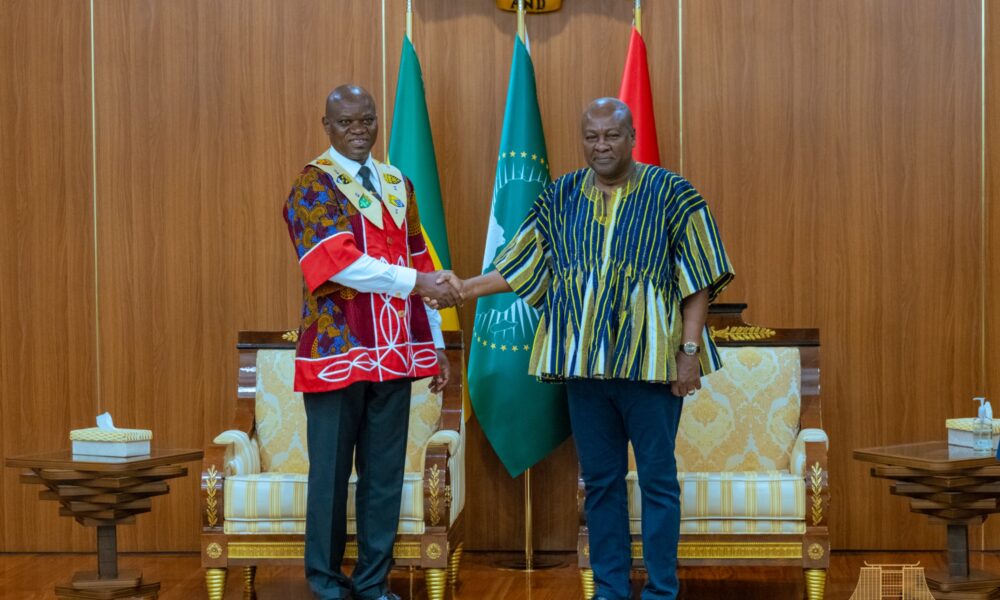 Gabon president seeks closer partnership with Ghana, prioritises security, education and trade