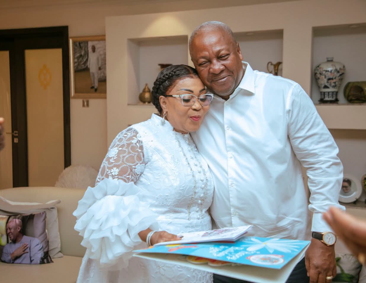 President Mahama marks 34 years of marriage with heartfelt message and photos