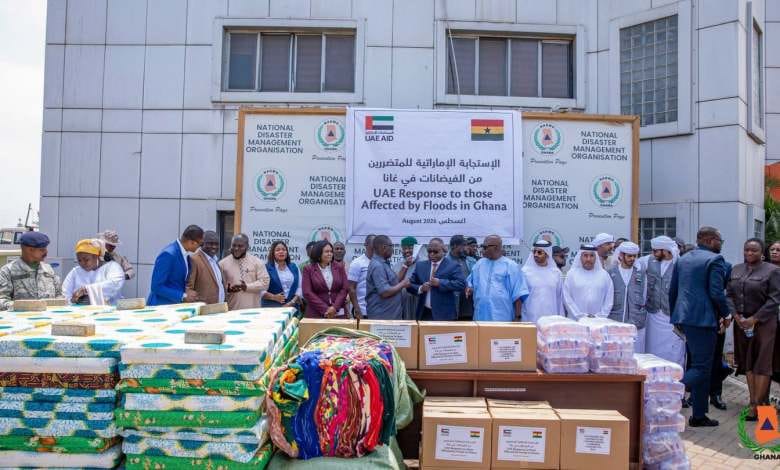 UAE donates $1 million in relief items to Ghana in support of June 29 flood victims
