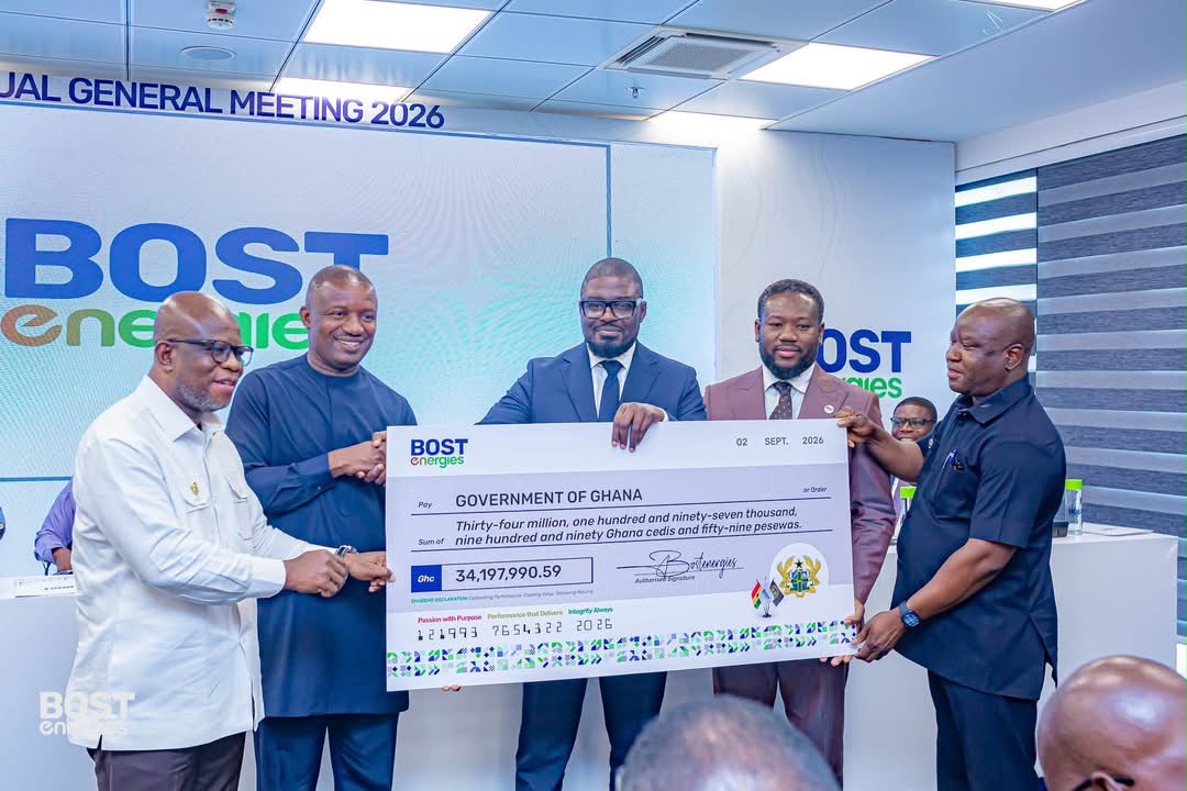 BOST Energies breaks 32-year streak with GH₵34 million dividend yield to government