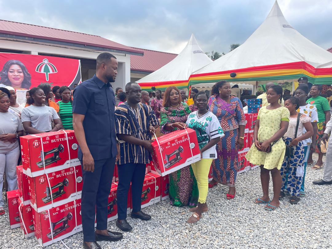 Agona East MP donates working tools to 400 youths, commissions new NYA office