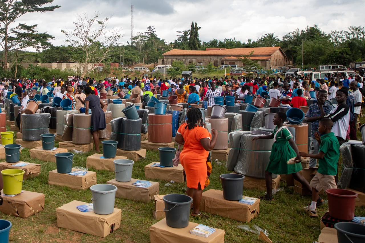 Joana Gyan Cudjoe supports over 3,000 SHS freshers with Back-to-School project