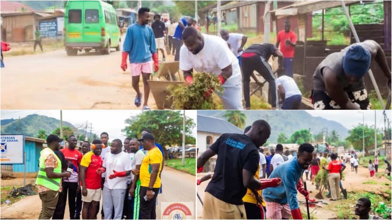 NPP Youth Wing in New Juaben South marks Founders Day with Zongo Community clean-up