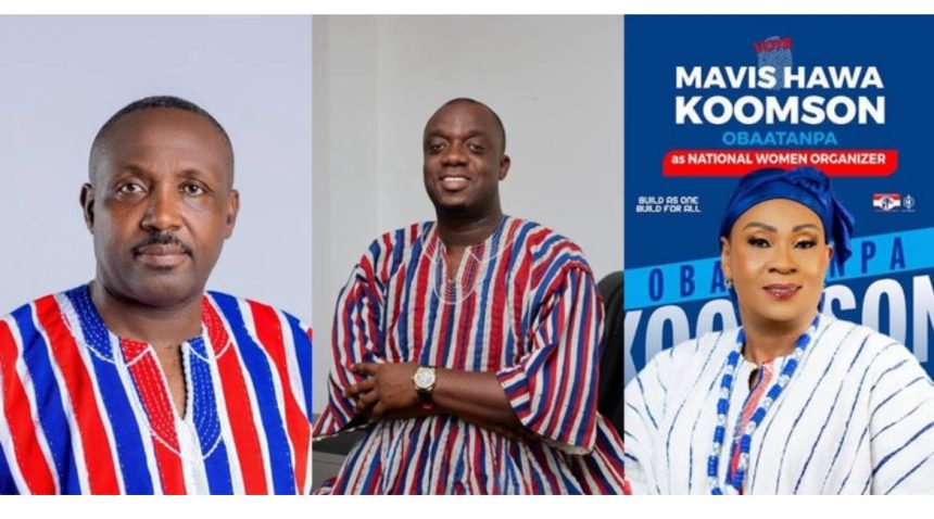 NPP election survey puts John Boadu, Nana B, JFK, Glover, Hawa Koomson ahead